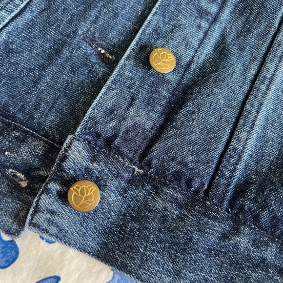 NWT Draper James Shearling Jean Jacket Size Small (Oversized) - Picture 7 of 16